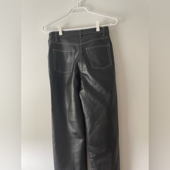^Black leather Aritzia pants!^ - Picture 2 of 3